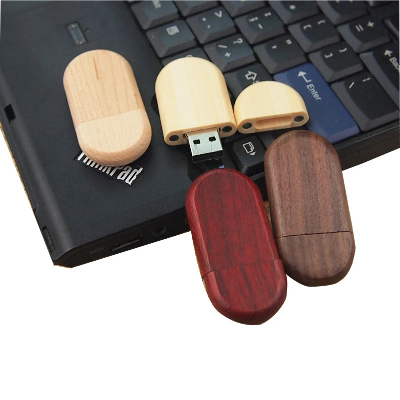 Free Logo 10PCS/LOT Wooden USB 3.0 Flash Drive 128GB High Speed Pen Drive 64GB 32GB Creative Gift Memory Stick U Disk for Laptop