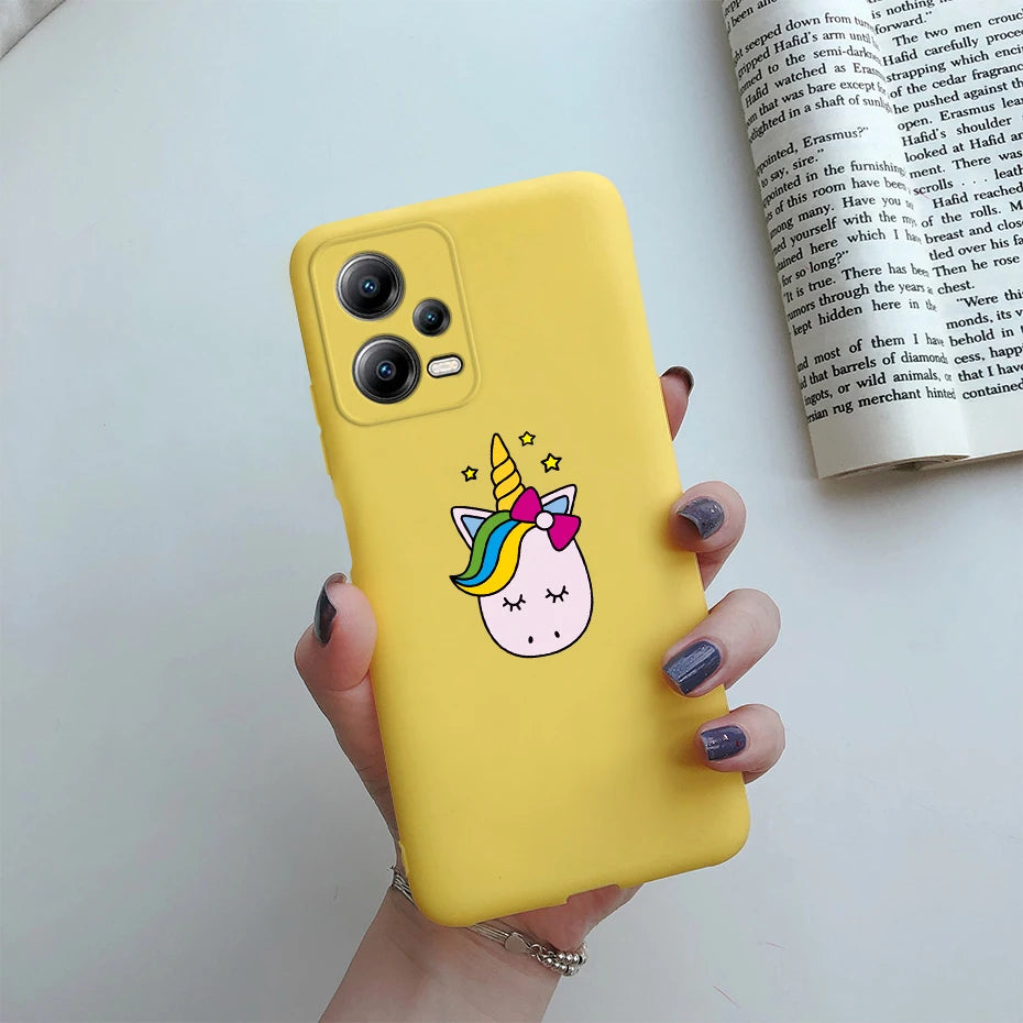 Poco X5 Case For Xiaomi Poco X5 Pro Soft Silicone Cover Cute Cartoons Phone Case For Xiomi Poco X5 Coque PocoX5 X 5 X5Pro Funda